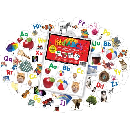 BARKER CREEK Learning Magnets® - Letters with Pictures, 60 Magnetic pieces/Package 1150